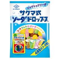 일본 사쿠마제과 사쿠마식 소다 드롭스 캔디 100g12개