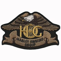 와펜 D765 - HARLEY 로고패치 마크