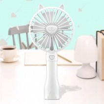 휴대용 네오캣 미니 선풍기 거치 가능 [전자파 걱정 NO], 퍼플