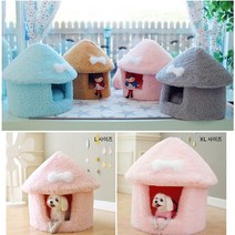 버섯하우스 애견하우스, 핑크 XL