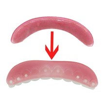 DXKLS 틀니 치아에 대한 2pc 임시 스마일 컴포트 맞는 화장품 치아 접착제28（DXKLS）, 1, 하나