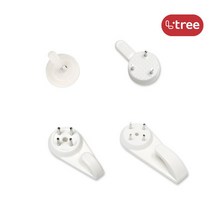 엘트리 이지톡 4종 벽지핀 벽걸이 후크 액자걸이, 상세설명 참조, 대형 6입