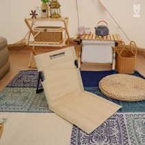 아버 캠핑 클램 그라운드 체어 좌식의자, 블랙, 블랙, 상세페이지 참조3