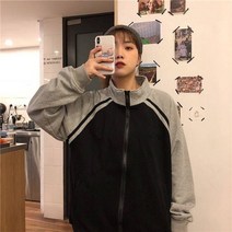 야구점퍼 항공점퍼 야구 유니폼 코트 및 재킷 여성용 커플 탑스 칼리지 스타일 카디건