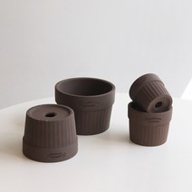 이천 로자리안 가든팟 허니 에보니 클래식 테라코타 국산 수제 빈티지 토분