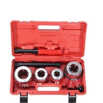 파이프나사가공기 배관나사 나사절삭 태핑 세트, 01.(4분~1.2인치)