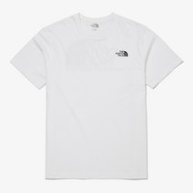 TNF 로고 EX 반팔 라운드티 NT7UN01B_WHT