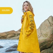 판초우의일회용우비여성레인코트 Rainfreem 남성 비옷 여성 방수 자켓 수분 투과성 판초 기어 비 후드 윈드 브레이커 겉옷, [04] XL, [08] W-GOLDEN