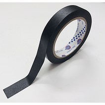 검정 마스킹 종이테이프 30mm 35mm 40mm 50mm 60mm 70mm 80mm 블랙, 폭80mm