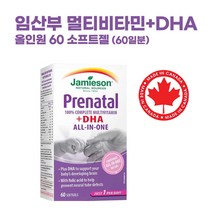 (자미에슨) 프리네이탈 임산부용 멀티비타민 DHA 올인원 60