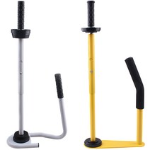 랩핑기 핸들 수동 팔렛트 랩봉 회전판 포장 돌림판, 옐로우