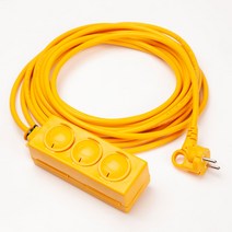 반딧불테크 전기 연장선 리드선 산업용 작업선 캠핑 2구 3구 9m 17m 25m 45m, 1개, 3구 17m