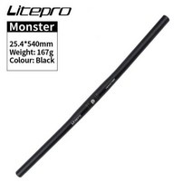 불혼바 자전거 부품 픽시 산악 자전거용 알루미늄 합금 카본 핸들 바 MTB 254mm x 580/540mm 매트 라이저 스티어링 휠, CHINA, sliver 540mm