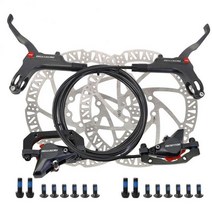 유압오일 유압유 유압작동유 전문 오일 디스크 브레이크 세트 통합 레버 자전거 유압 양방향 제동, 06 06