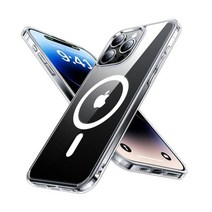 Aulofe Aulof Strong Magnetic for Phone 15 Pro Max 케이스 MagSafe 호환 군사용 낙하 테스트 방진 보호 슬림 반투명 매트 커버 폰 블랙