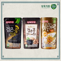 삼육두유 콩주머니팩 3종(미숫가루 검은콩호두아몬드 검은콩앤칼슘) 30팩, 1개, 190ml