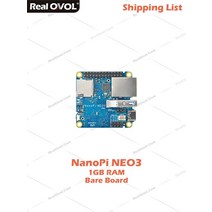 RealQvol FriendlyElec NanoPi NEO3 1GB/2GB DDR4 RK3328 Cortex A53 쿼드 코어 64-bi 지원 리눅스 우분투, 01 번들 1