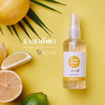 앤더홈즈 섬유향수 레몬라임 과일향 룸스프레이 100ml 드레스퍼퓸, 1개