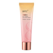 비알티씨 타임8 리프토닝 콜라겐 크림 BRCT TIME 8 LIFT-TONING COLLAGEN CREAM e 80ml (비타민 크림 40ml+콜라겐 크림 40ml), 3개