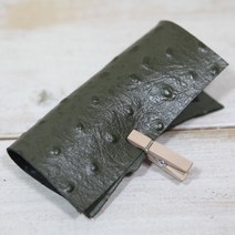 로스킨 소가죽(카키 타조패턴)1.2mm 10평단위
