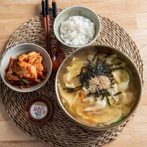 한칼식품 찐멸치수제비 밀키트, 2인분, 1310g
