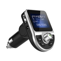 차량 블루투스 리시브 카팩 fm 송신기 무선 5.0 mp3 플레이어 u 디스크 핸즈프리 오디오 수신기 usb 충전기 5v 3.1a 액세서리, 검은색