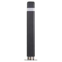 탄성볼라드 I형 앙카식 사각 1줄 회색 120(H850)xH850x180x3t MSH9192, 이동식 150*1000, 백색