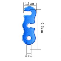 글램핑텐트 캠핑 텐트 코드 로프 버클 조정 가능한 알루미늄 합금 S 야외 캐노피 앵잉 타프 텐셔너 스토퍼 5 피스, [02] 5pcs Black