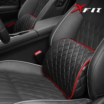 차량쿠션 디아망 허리_숏타입 레드, 레드1P