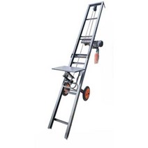 스텐 유압 사다리 운반기 자동 화물 엘리베이터 작업 천장 높이조절 공사장 운송 이사짐 물류 창고, 2.5m (1-2m 높이에 적합)