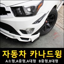 카나드윙 자동차튜닝에어윙 덕트 카나드 범퍼, A타입(중형좌우세트)