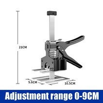 타일 높이조절기 리프트 1 개/몫 스테인레스 스틸 높이 조절기 정밀 로케이터 벽 레벨링 리프팅 도구, [12] Double Insert 29CM, 12 Double Insert 29CM