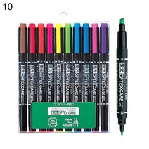 [특] 옵텍스 형광펜 10색세트 10개