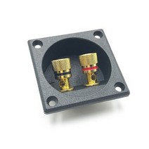 차량용 HIFI 스테레오 2 웨이 스피커 박스 터미널 1 개 라운드 스퀘어 스프링 컵 커넥터 바인딩 포스트 서브 우퍼 플매트 카펫 러그 앤 잭