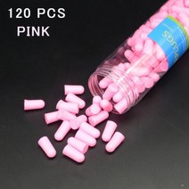 차음재 방음재 흡음재 소음 감소 방지 수면 차단 소프트 폼 귀마개 보호 120 개 180 개, 05 120 pink