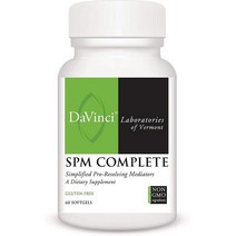 미국직구 DaVinci 실험실 SPM 완료 60 Softgel코드오일에서 얻은 제, 수량, 상세참조