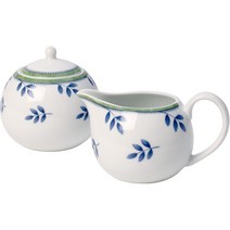 Villeroy & Boch Switch3 슈가볼 및 밀크캐틀 도자기 세트