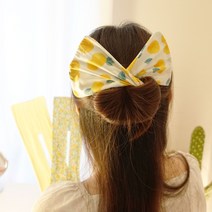 와이어 당고 리본번 밴드 로우번밴드 똥머리 메이커 헤어번