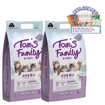 톰스패밀리 참치 고양이사료 전연령 튜나 5Kg*2개+Gift Set, 15000ml