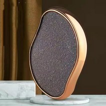 전동 발각질 제거 PC 엑스 폴리 팅 발 하드 데드 스킨 페디큐어 리무버 스크러버 필링 아티팩트 노 유리 플레이트 도구, [02] Nano Scrub Chpagne