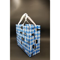 부직포가방 부직포쇼핑백 에코백 장바구니 쇼핑백 생활방수 다용도, 검정, 300 x 300 x 120