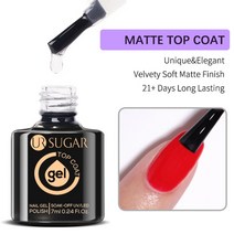 ur sugar 7ml glass bottle base gel no 와이프 매트 탑 코트 기능 젤 소크 오프 uv led 젤 transparent nail polish varnis