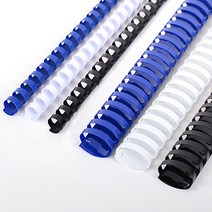 [RA㏓] 현대오피스 플라스틱링 22mm 1BOX50개(170매이내제본) 용링 노트 소모품 제본기 책철 제본 와이어링 제본링 ▷_§Ea, §§_흰색