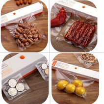 가정용 진공 포장기 스킨 110V 가정용 식품 진공 실러 보존 기계 포장 필름 10pcs 가방, 01 110V