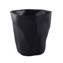 오체어스 찌그러진 휴지통, 블랙, 1개