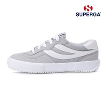 [국내 매장판] 수페르가 남녀공용슈즈 2837-MICROFIBER NYLON U S111HKW957 Lt grey-White 351546