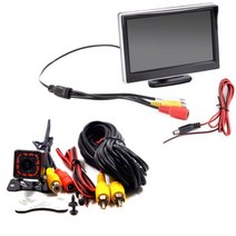 차량용모니터 10인치 5인치 상품 자동차 모니터 TFT LCD 디지털 800*480 16:9 화면 2 웨이 비디오 입력 또, 01 5inch