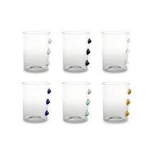 자페라노 글라스 페토니 컬렉션 컬러 텀블러, 투명(클리어)