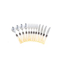 지앙 EME 나폴레옹 커트러리 테이블 양식기 4인세트 (12P), 테이블 양식기 4인세트 (12P) (아이보리), 아이보리