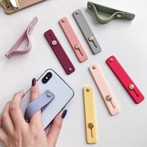 Heno 핑거 스트랩 그립톡 손목 줄 고리 손잡이 폰 스트랩 마그네틱 스트랩, 핑거스트랩, 라이트퍼플